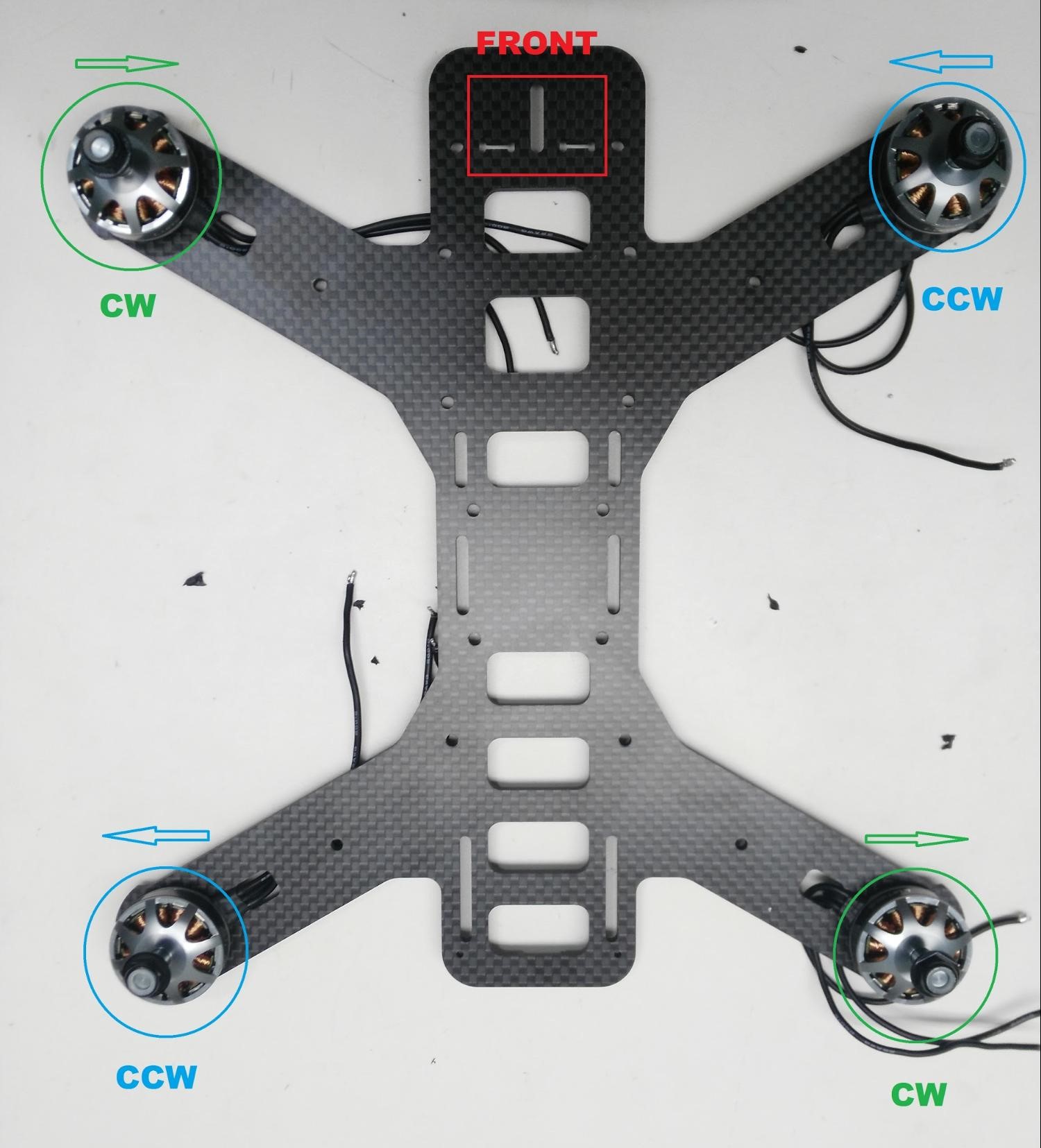 为 QAV250 机架添加电机