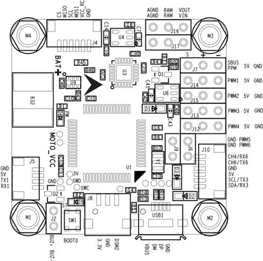 全功能 F4 SD v1 丝网印刷顶部