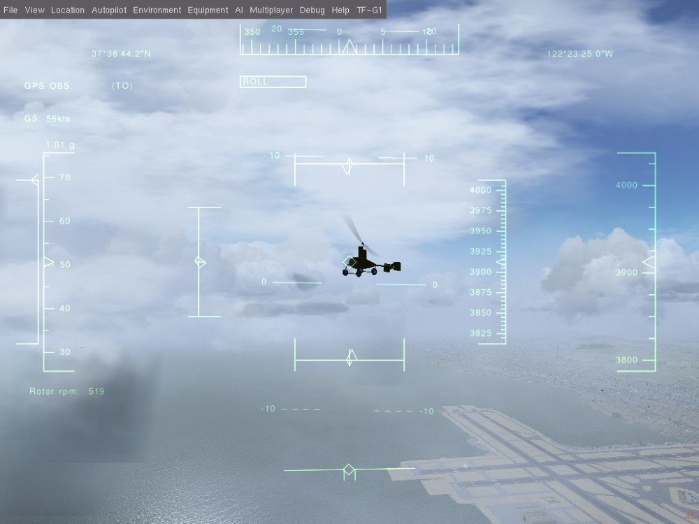 FlightGear 中的 TF-G1