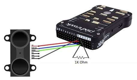 Lidar Lite 2 接口接线