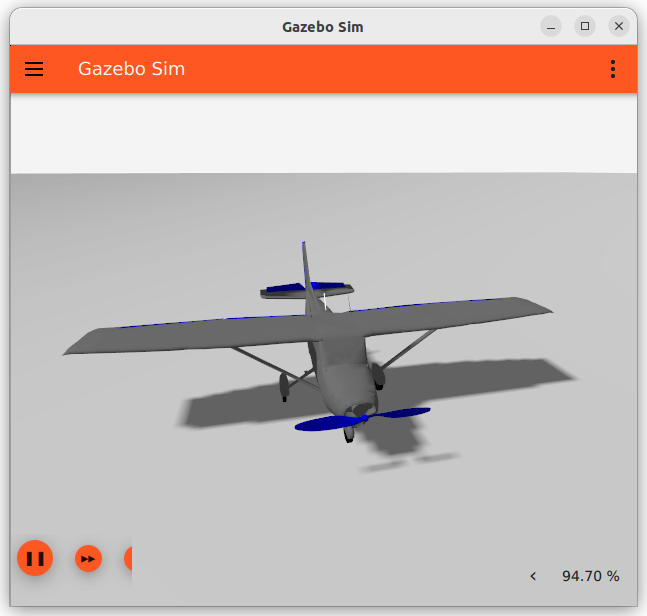 经典仿真场景Gazebo中的飞机