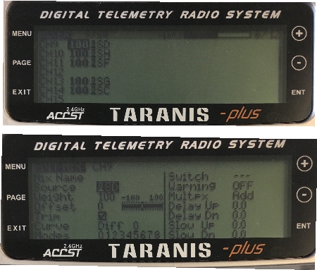 Taranis 开关设置